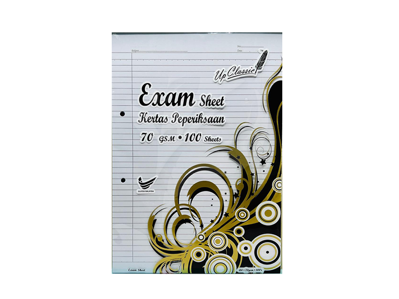 UPDATE EXAM SHEET 70GSM (100'S)
