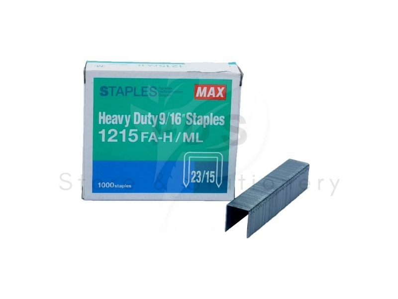 MAX HEAVY DUTY 9/16" STAPLES 1215