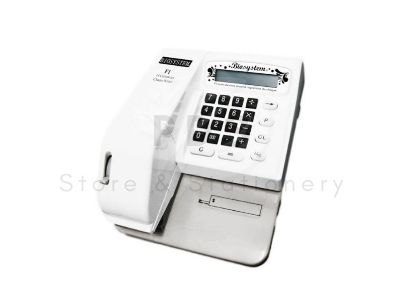 BIOSYSTEM CURRENCIES CHEQUE WRITER