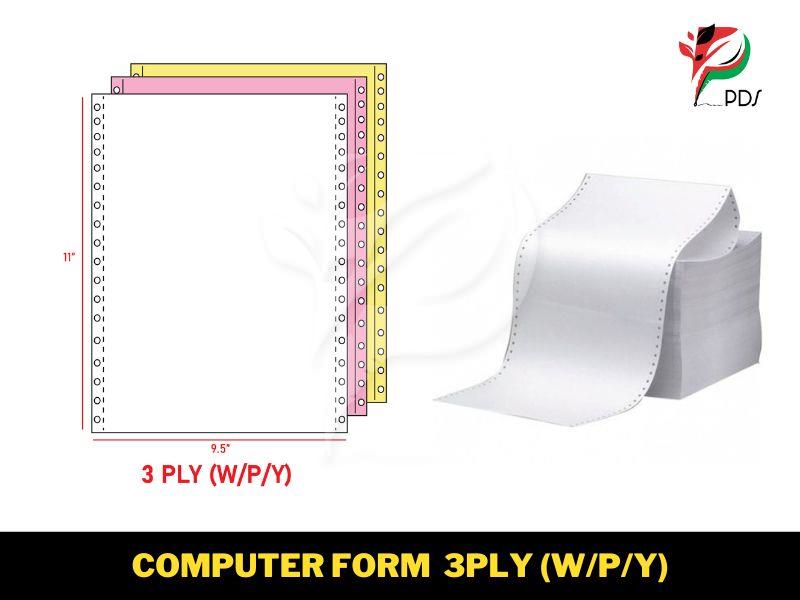 COMPUTER FORM 3PLY (W/P/Y) 300F